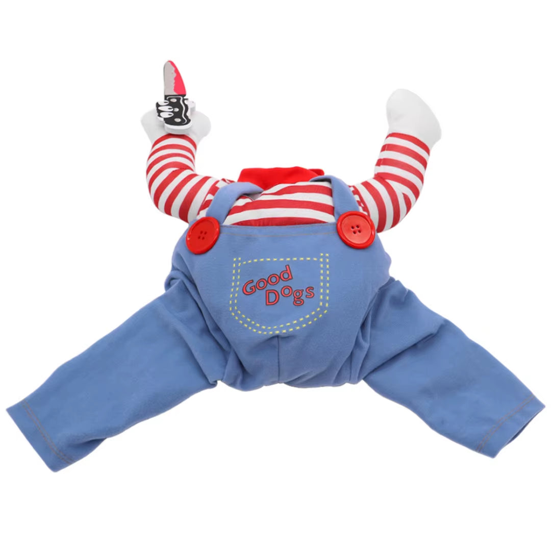 Hot Sale SORADD SRD-199 Cute Winter Striped Polyester Cotton Holiday Pet Dog Cosplay Halloween Christmas Funny Party Costume